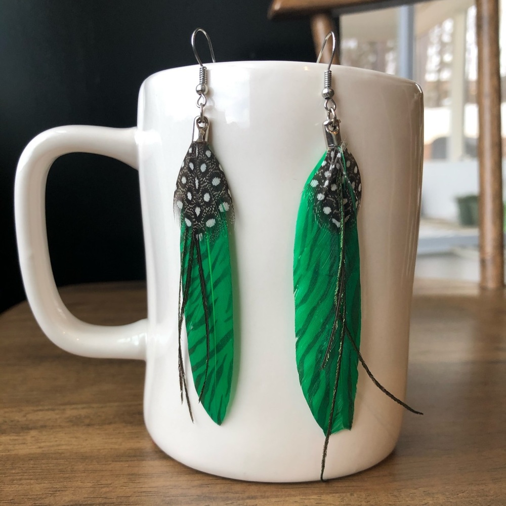 3 for $15 Feather earrings